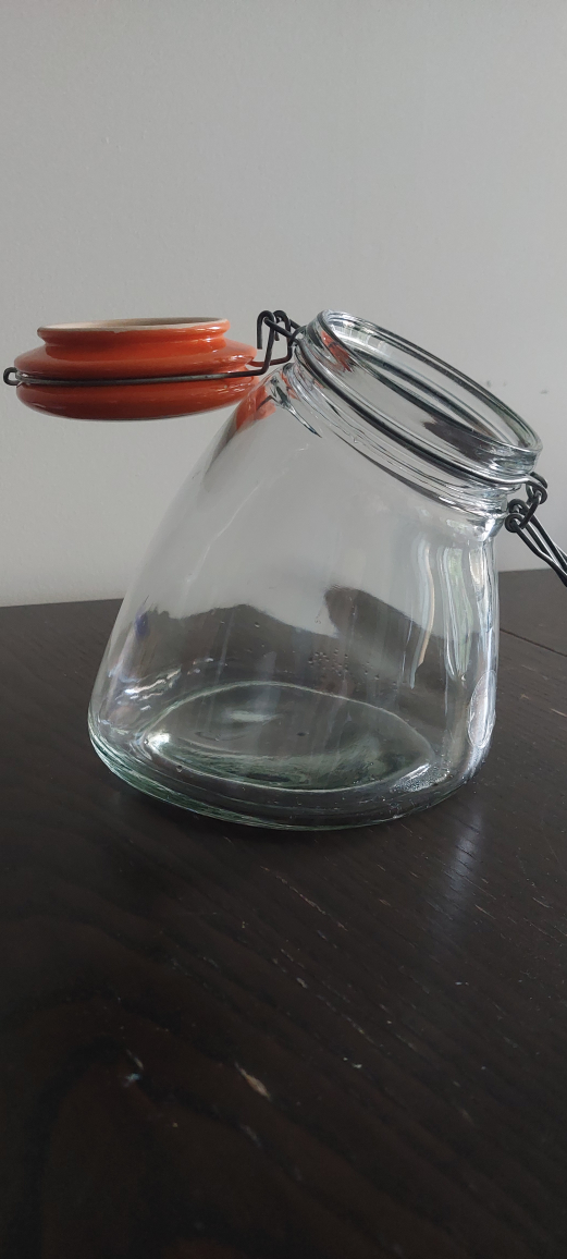 Glass Storage Jar with Lid
