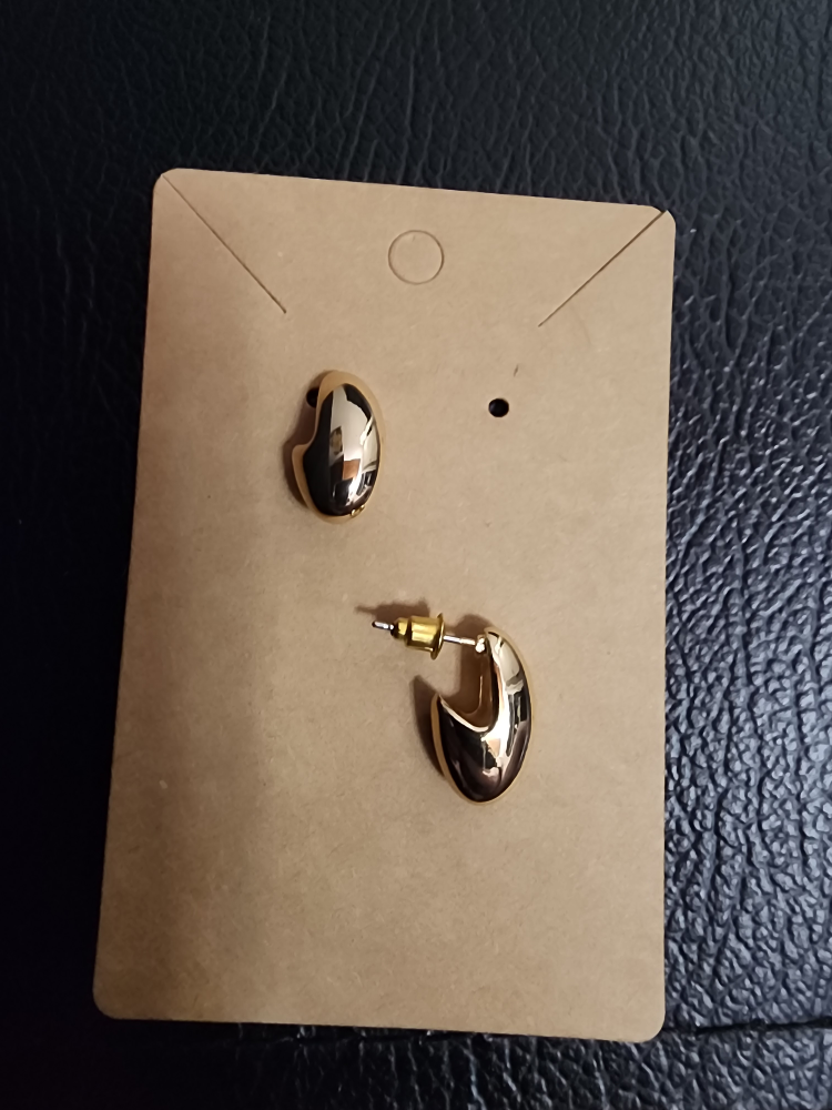 Gold Tone Water-drop Earrings - photo 2