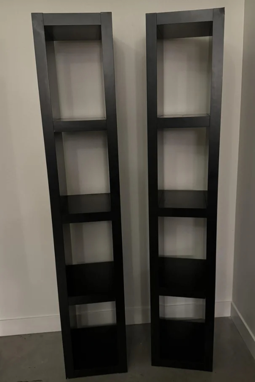 Dark Brown Wooden Shelf - photo 2