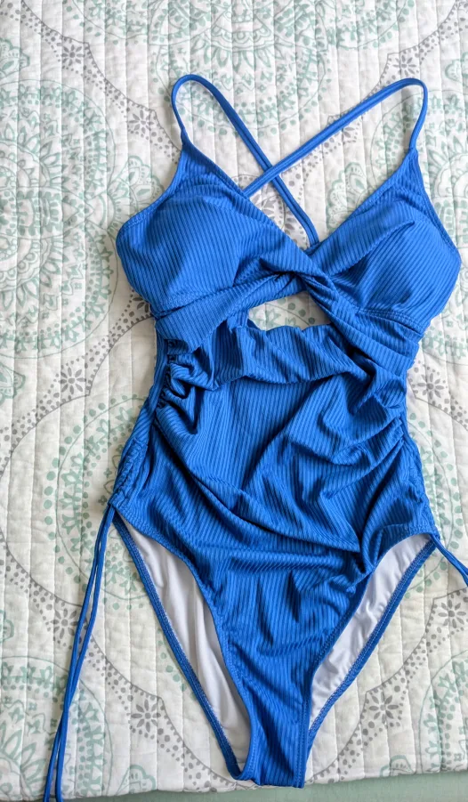 Blue One-Piece Swimsuit thumbnail