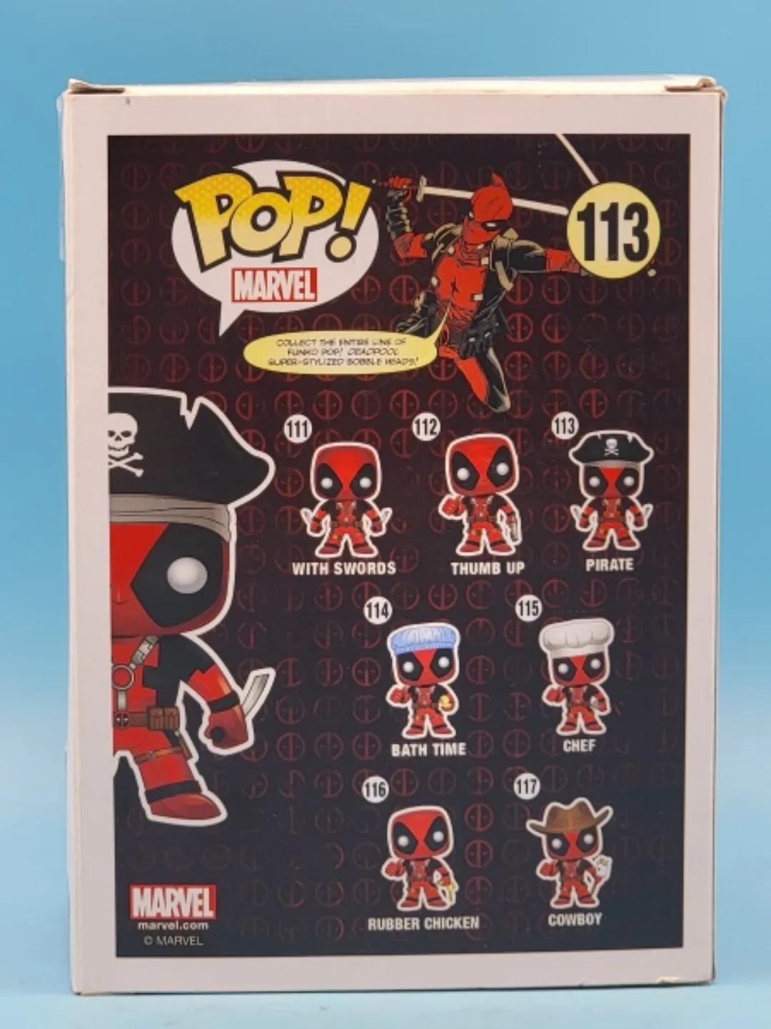 🥳NEW🤩 Marvel DEADPOOL #113 (Pirate) - Hot Topic Exclusive image indicator(3)