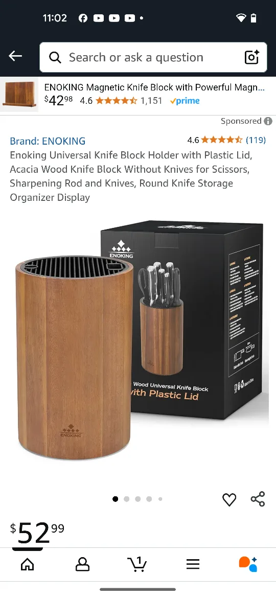 Enoking Universal Knife Block Holder thumbnail
