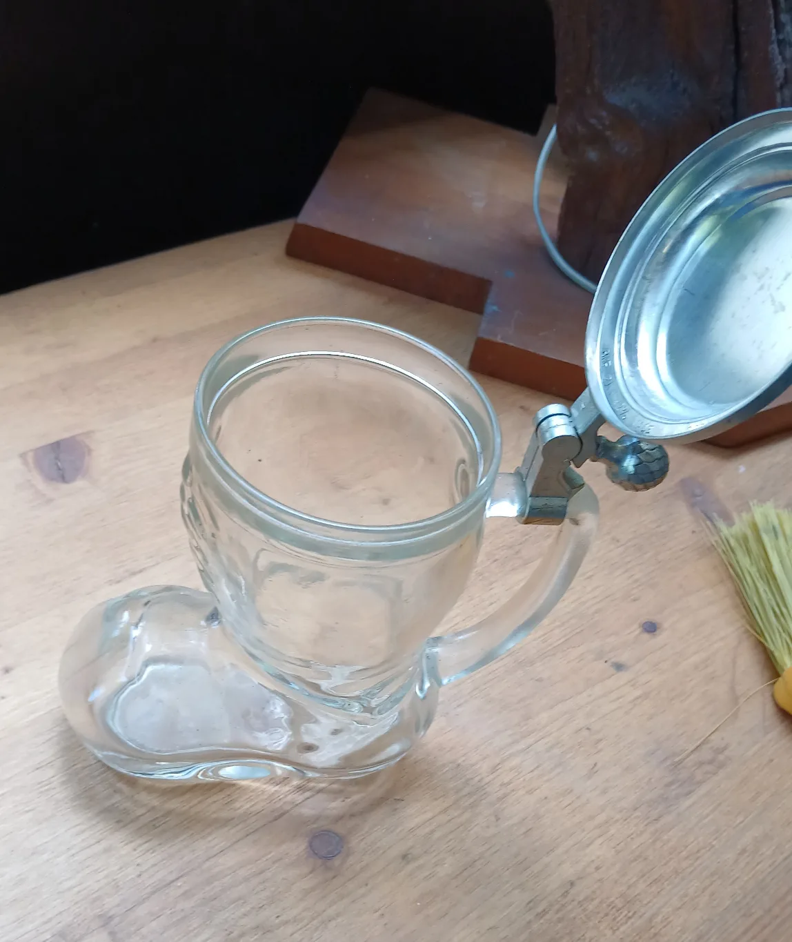 BMF ZINN Boot Glass Stein Made in W. Germany image indicator(2)