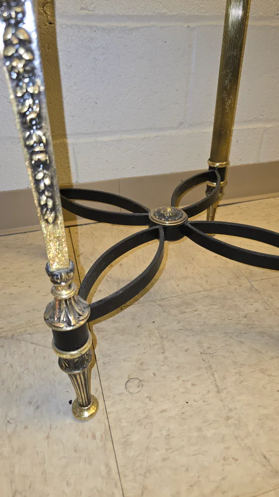 Ornate Black & Gold Console Table thumbnail