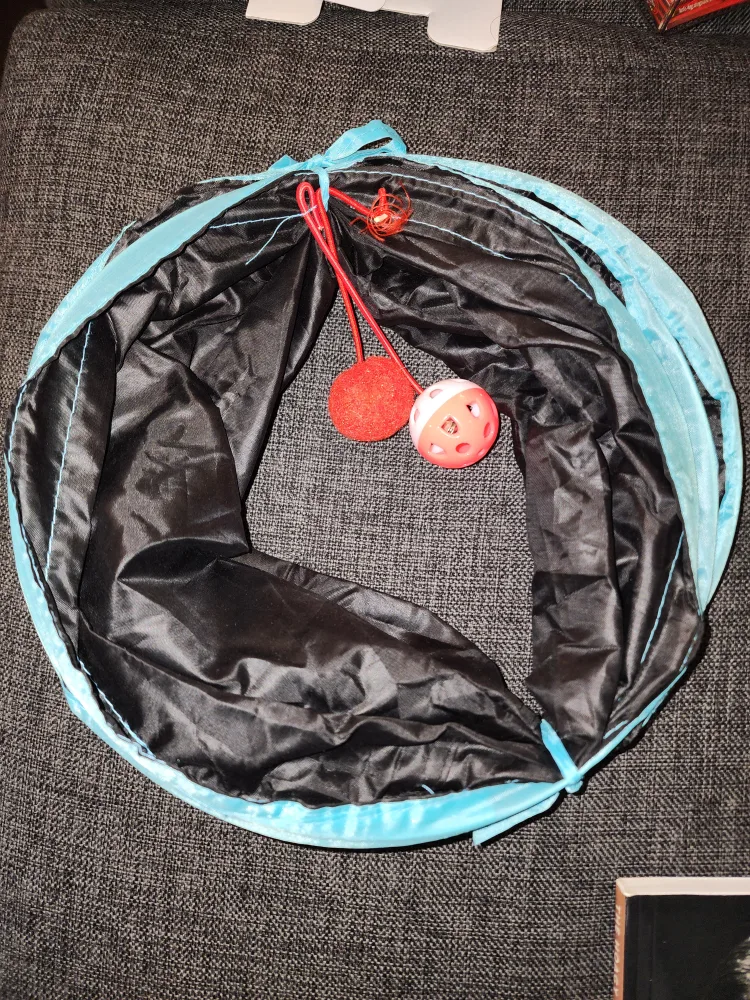 Cat Tunnel Toy with Balls thumbnail
