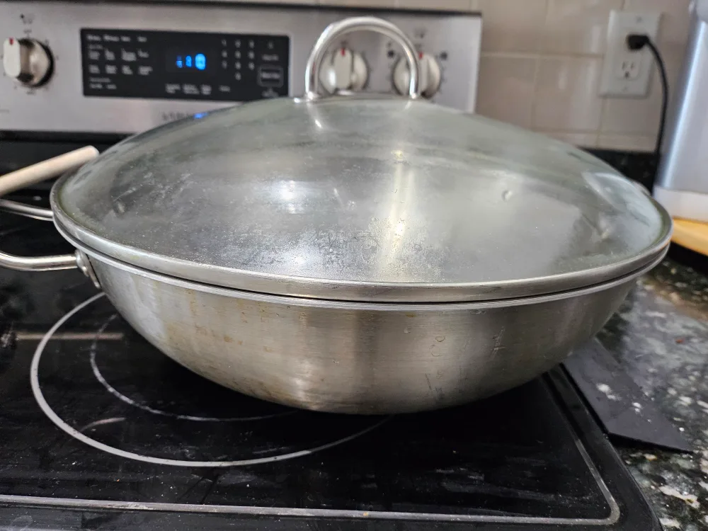Zwilling Wok with lid stainless Steel thumbnail
