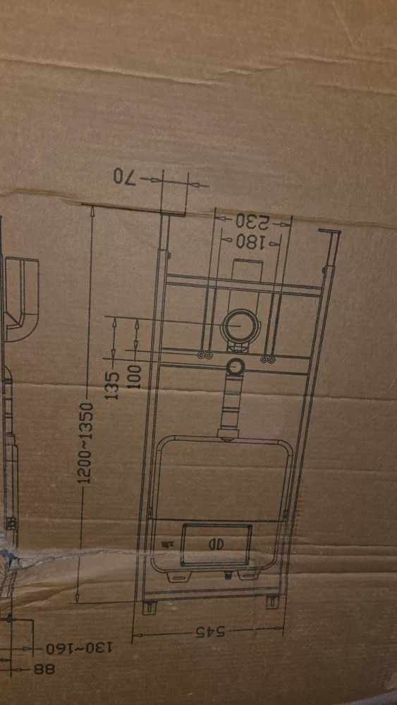 New GUESS Wall Hung Toilet - Still in Box! image indicator(3)