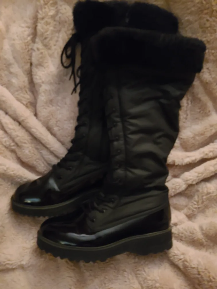 Luxurious ALDO Waterproof Black Winter Boots thumbnail