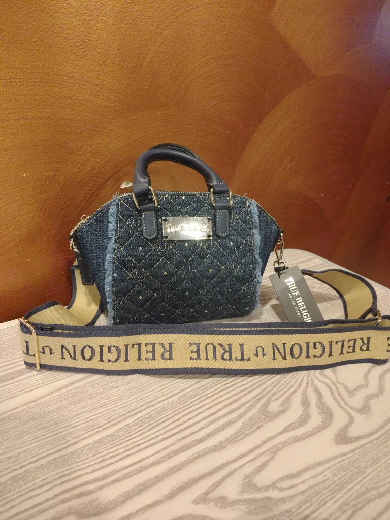 True Religion Denim Satchel Bag thumbnail