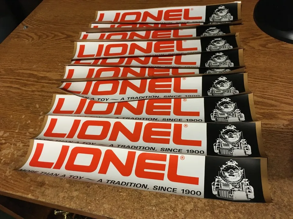 Lot of 10 Lionel Train Box bumper stickers thumbnail