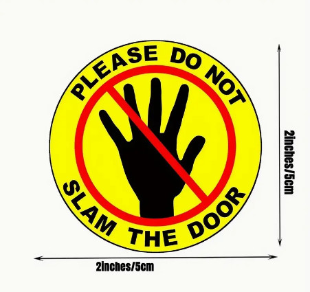 Do Not Slam The Door - Sticker - photo 2