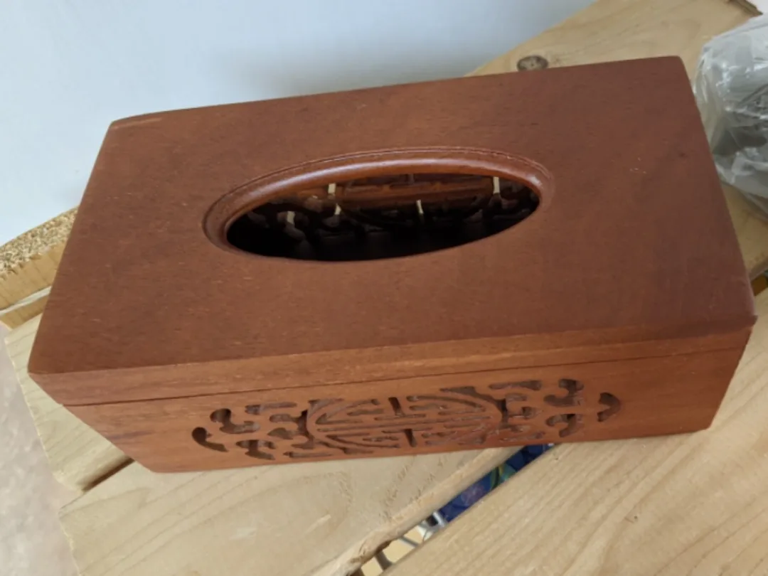 Wooden Tissue Box Cover image indicator(2)