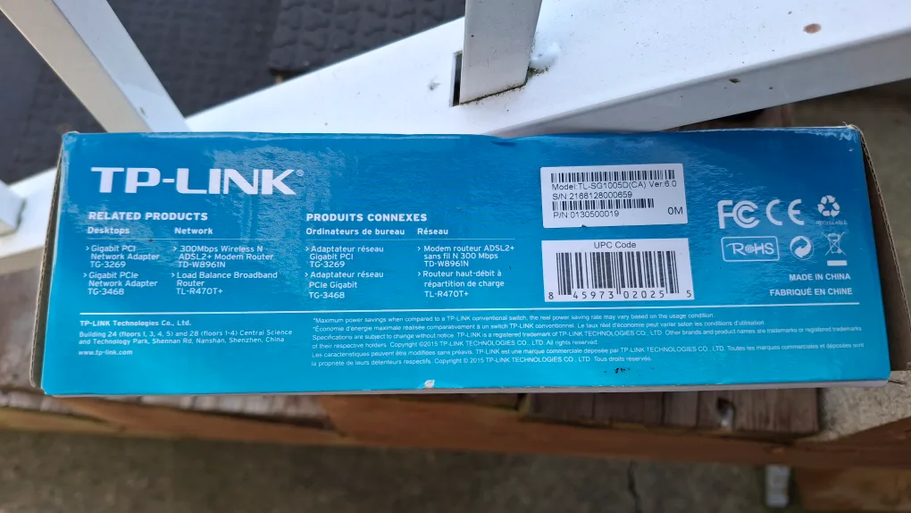 TP-Link 5-Port Gigabit Desktop Switch - New in Box! thumbnail
