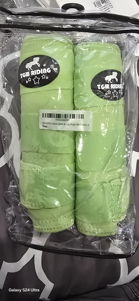 New TGW Riding Horse Leg Wraps (Mint Green, S) image indicator(3)