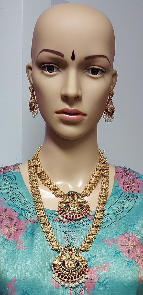 Gold Plated Necklace & Earring Set