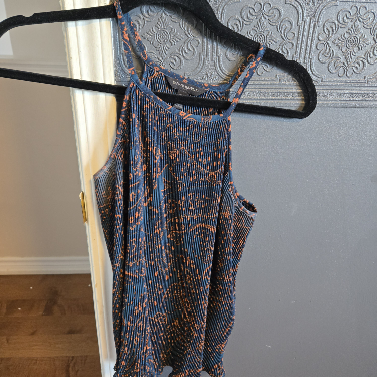 Banana Republic Tank Top - Blue & Orange - photo 2