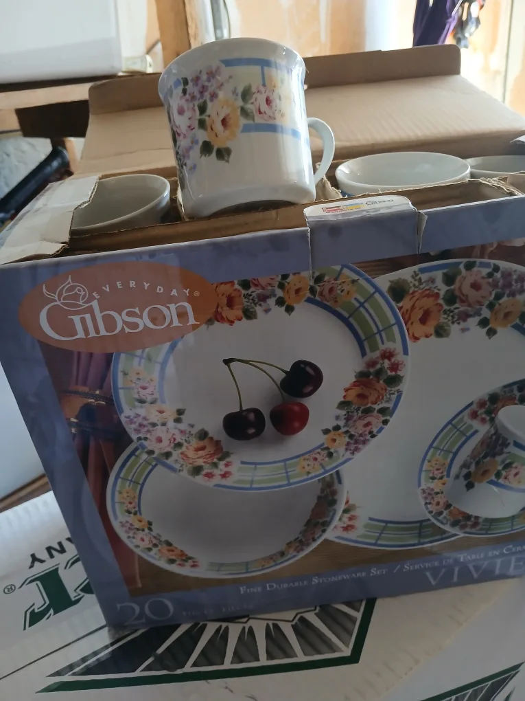 Gibson Everyday Vivienne 20-Piece Dinnerware Set image indicator(2)