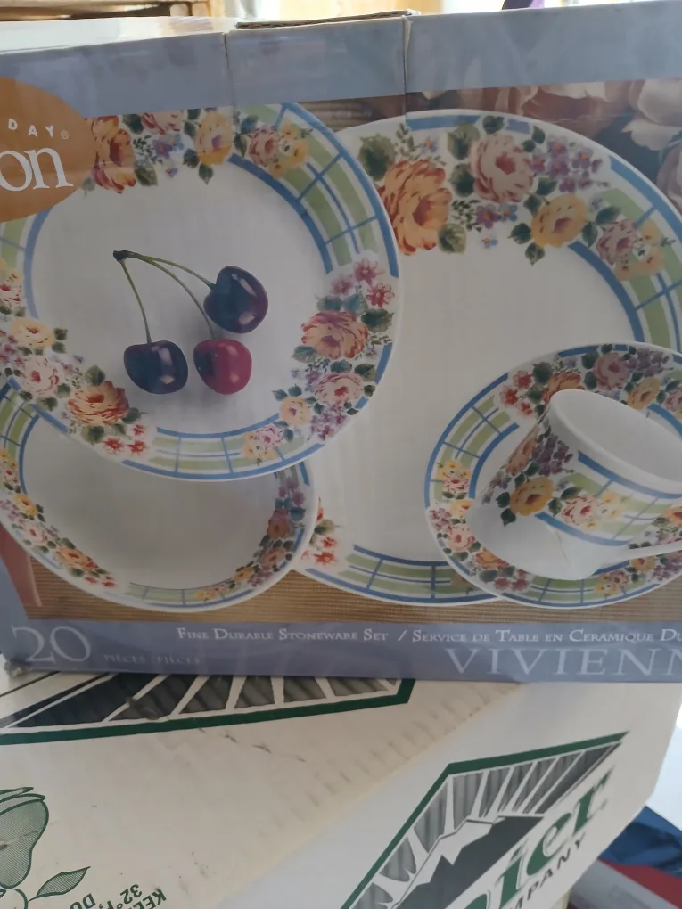 Gibson Everyday Vivienne 20-Piece Dinnerware Set image indicator(3)