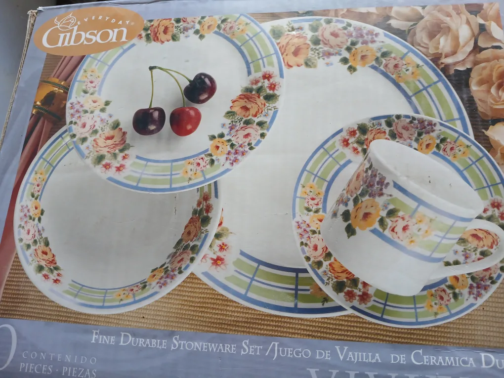 Gibson Everyday Vivienne 20-Piece Dinnerware Set image indicator(4)