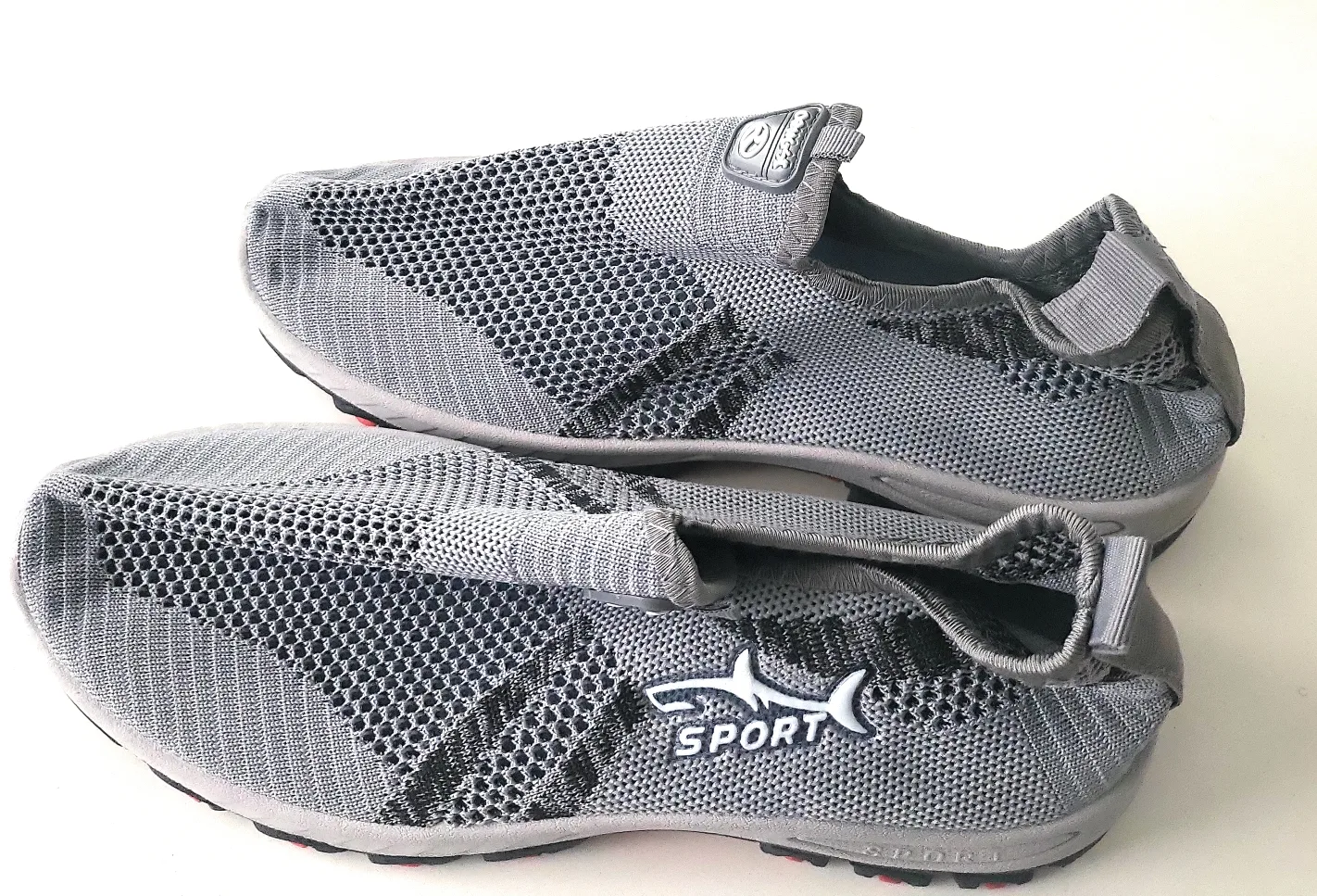 Sport Grey Slip-On Shoes - Size 41 image indicator(2)