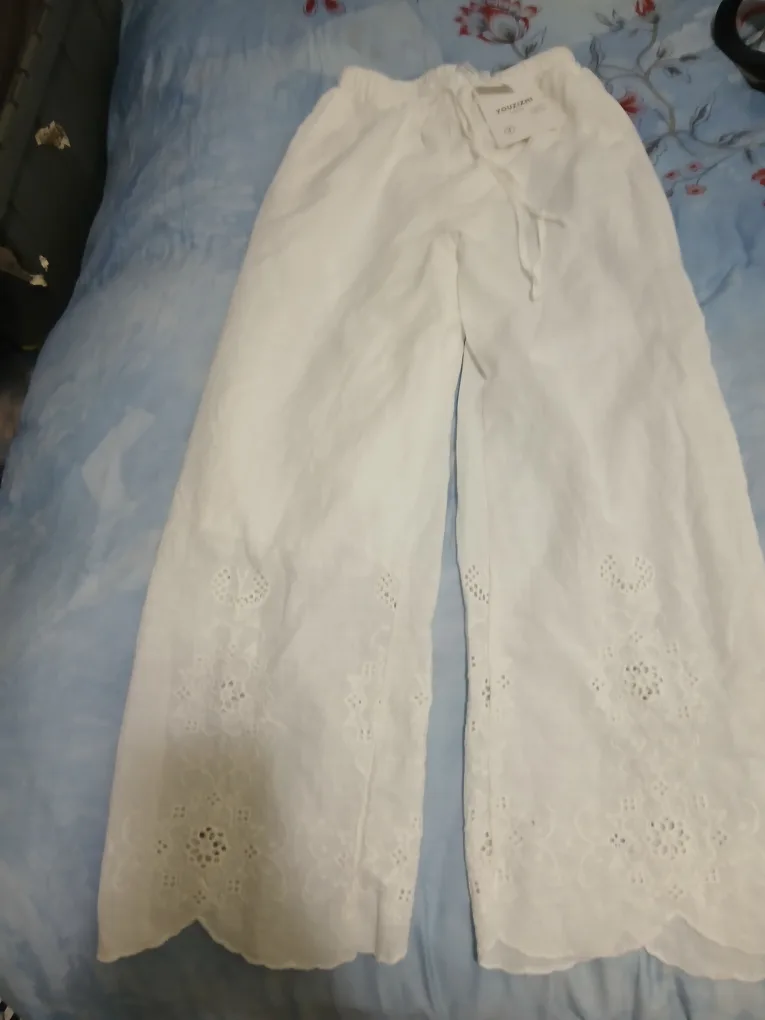 YOUZIZHI White Pants - Size 1 thumbnail