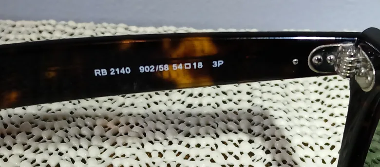 Ray-Ban Wayfarer RB2140 902/58 Sunglasses 54mm lense image indicator(2)