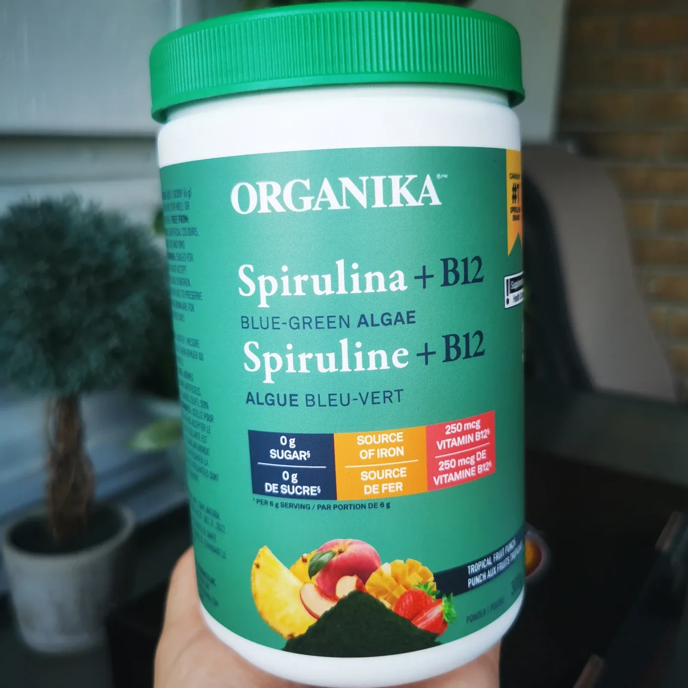 Organika Spirulina + B12 Powder - Tropical Punch, 300g image indicator(2)