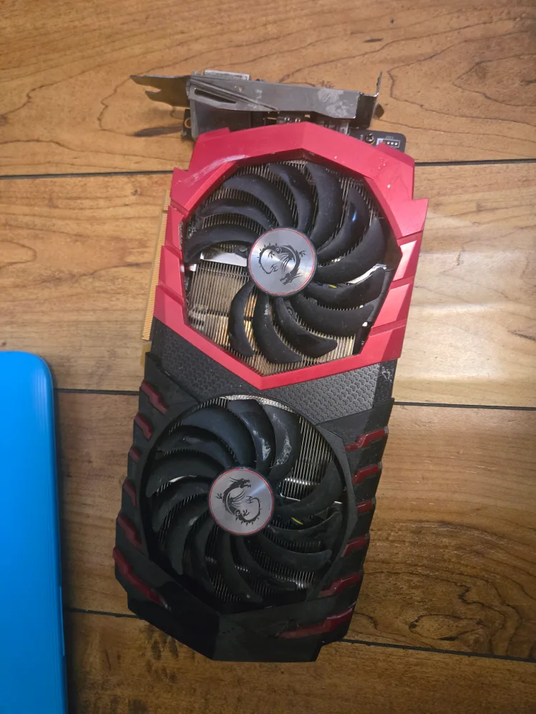 MSI Graphics Card - Red & Black thumbnail