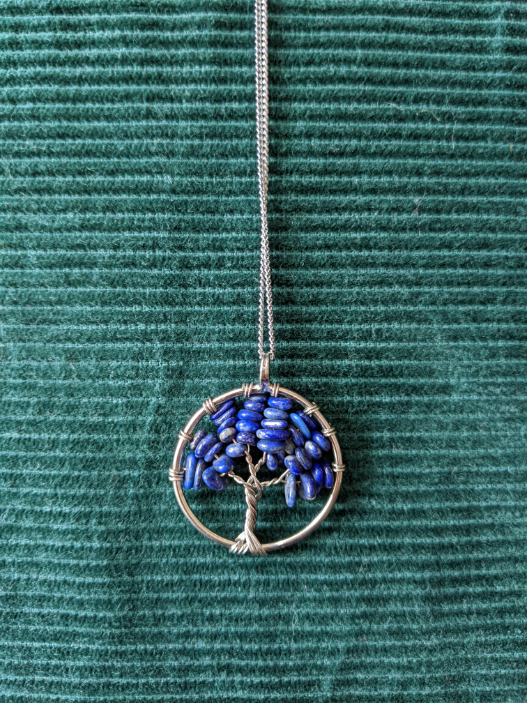 Tree of Life Lapis Lazuli Necklace - photo 2