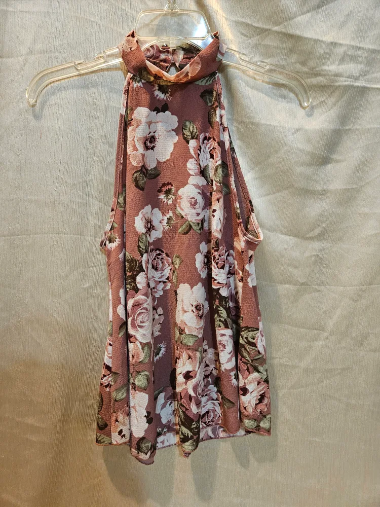 Say What? Floral Halter Top thumbnail