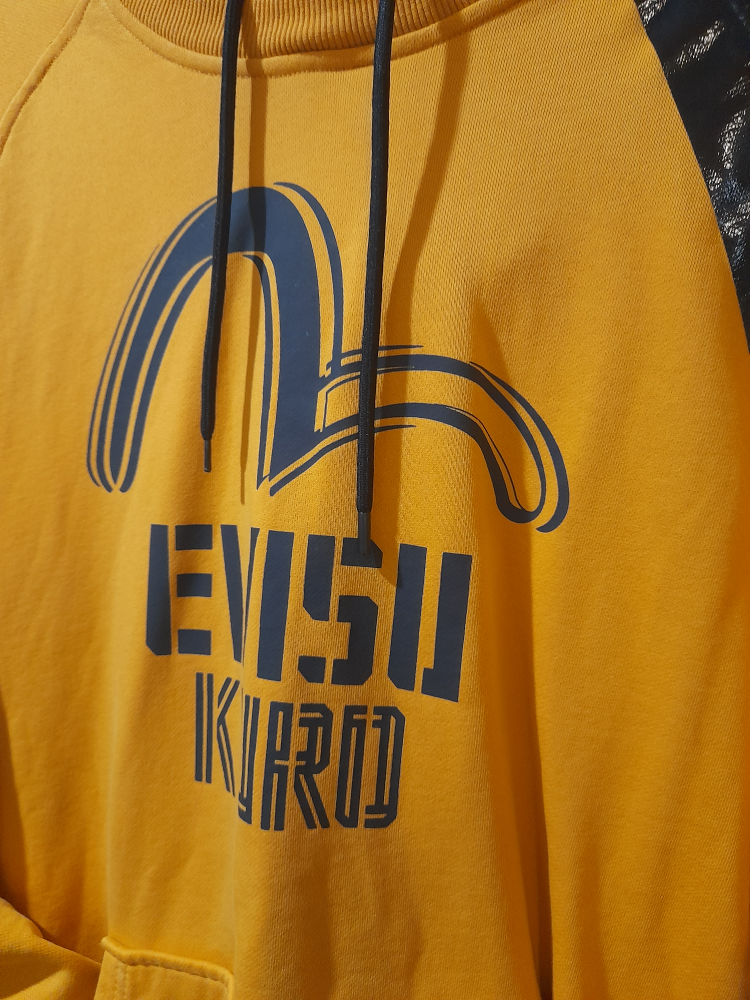 EVISU Kuro Yellow Hoodie - photo 2