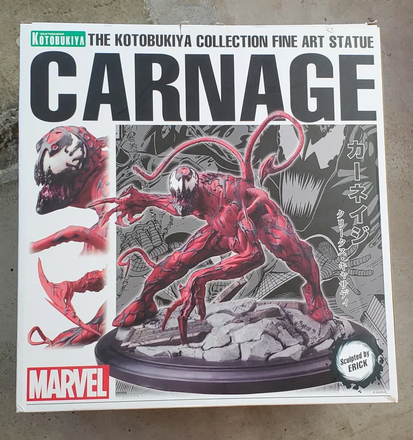 Kotobukiya Carnage Fine Art Statue Marvel thumbnail