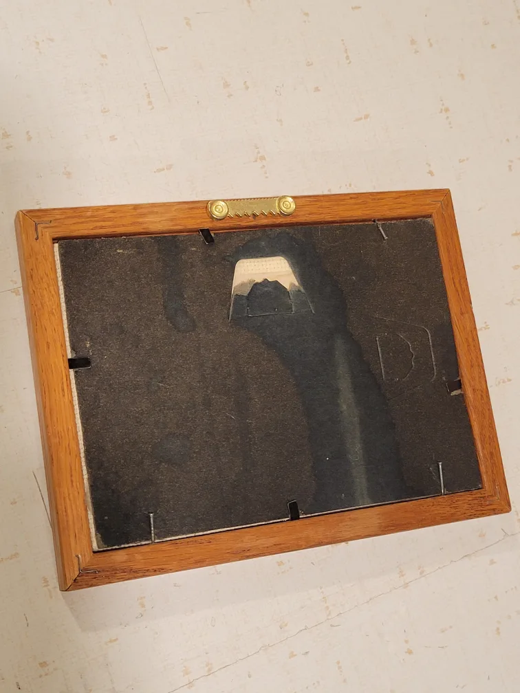 Framed Cross Stitch Birdhouse Picture image indicator(6)