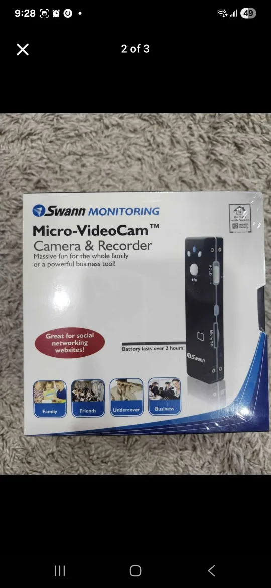 New Swann Micro-VideoCam Camera & Recorder thumbnail