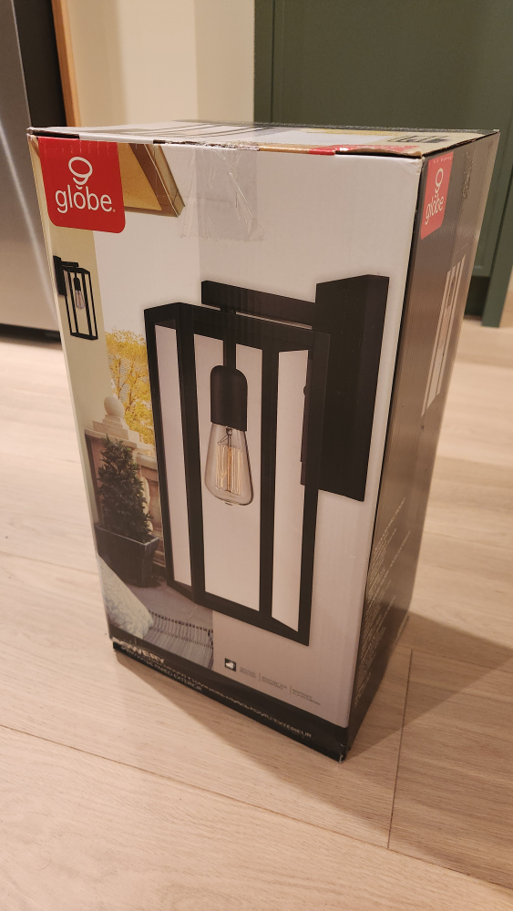 Outdoor Wall Light - Black - photo 2