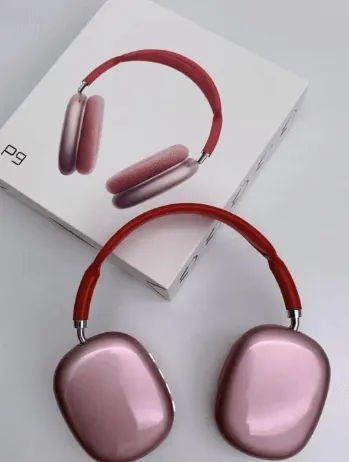 P9 Pink & Red Wireless Headphones - New in Box! thumbnail