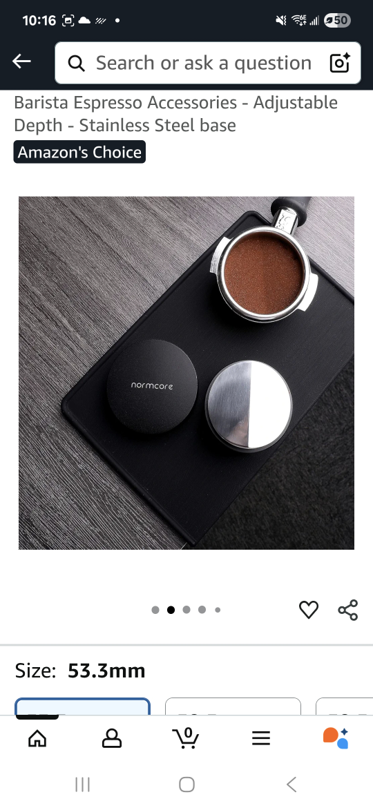 Normcore Espresso Tamper - 53.3mm - photo 3