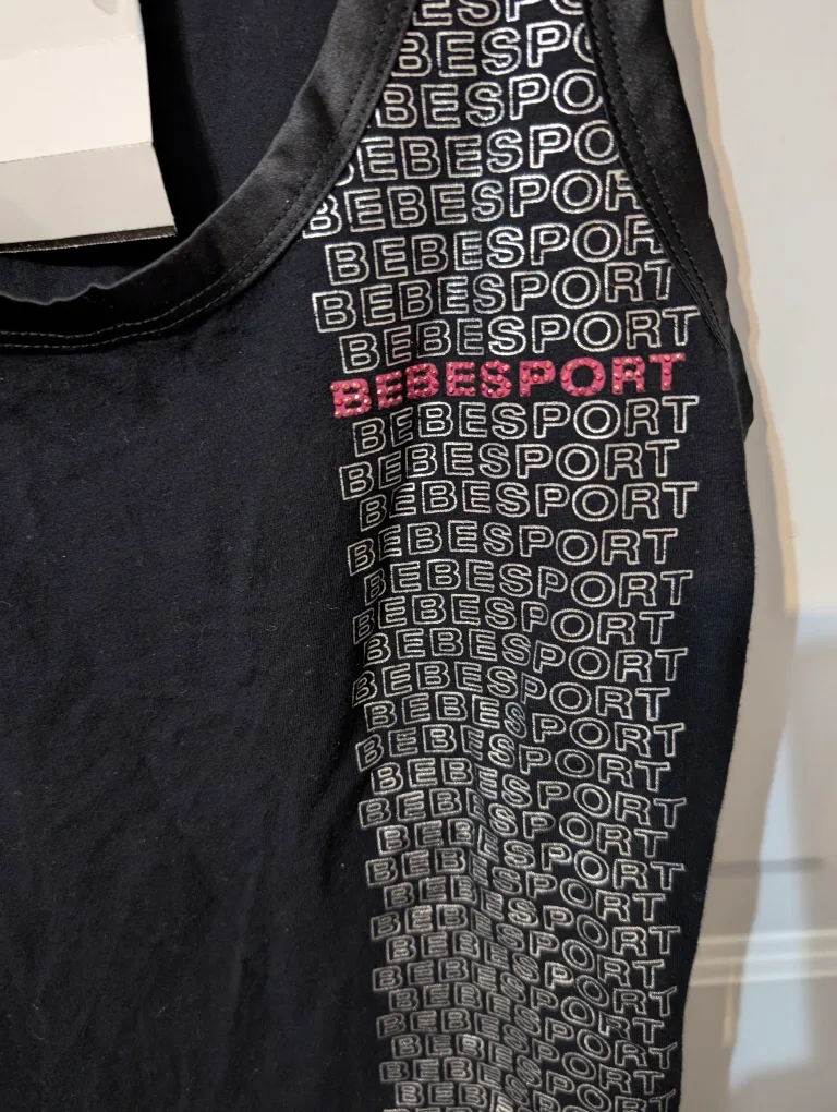 Bebe Sport Black Tank Top - Size L image indicator(2)