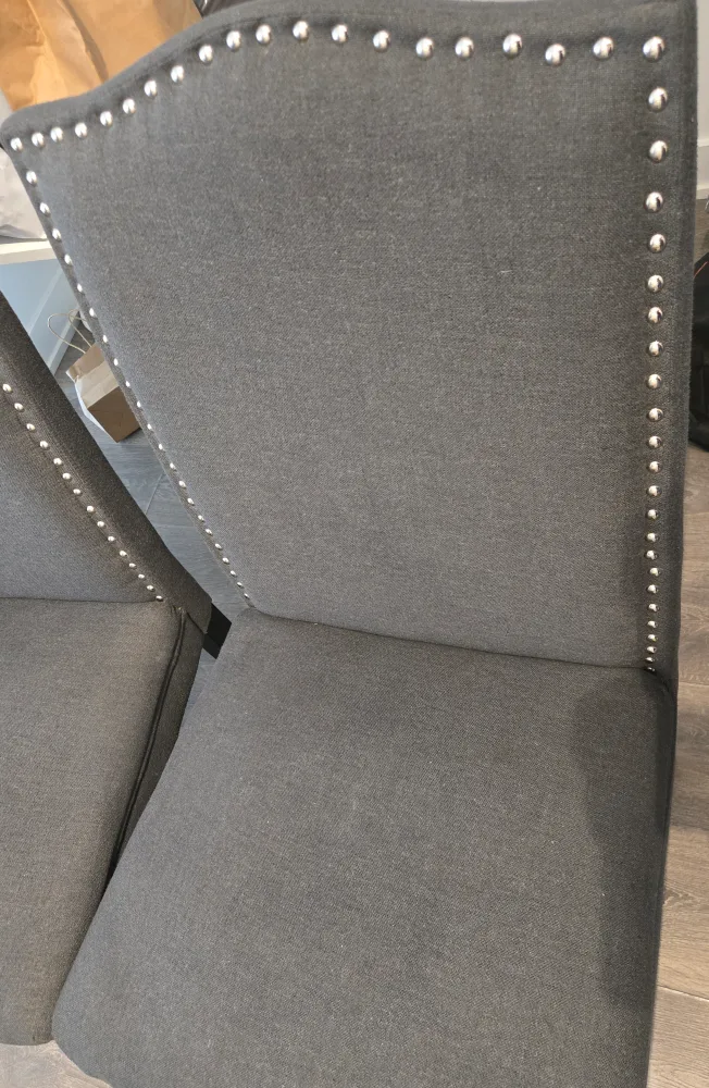 Dining Chairs-6 with decorative metal studs image indicator(4)