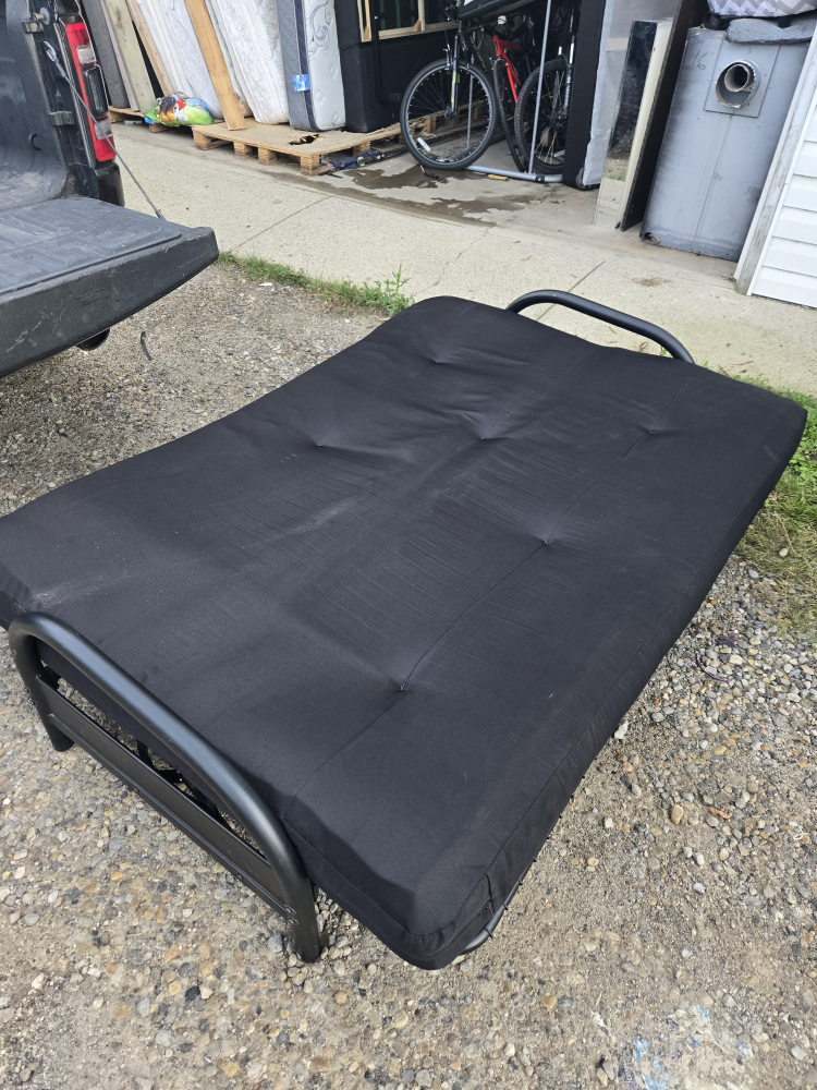 FREE DELIVERY!! Super comfortable futon w removable cover $140 - photo 3