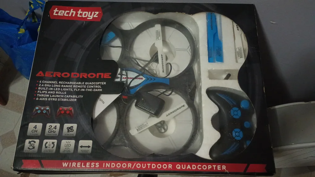 Tech Toyz Aerodrone Wireless Indoor/Outdoor Quadcopter thumbnail