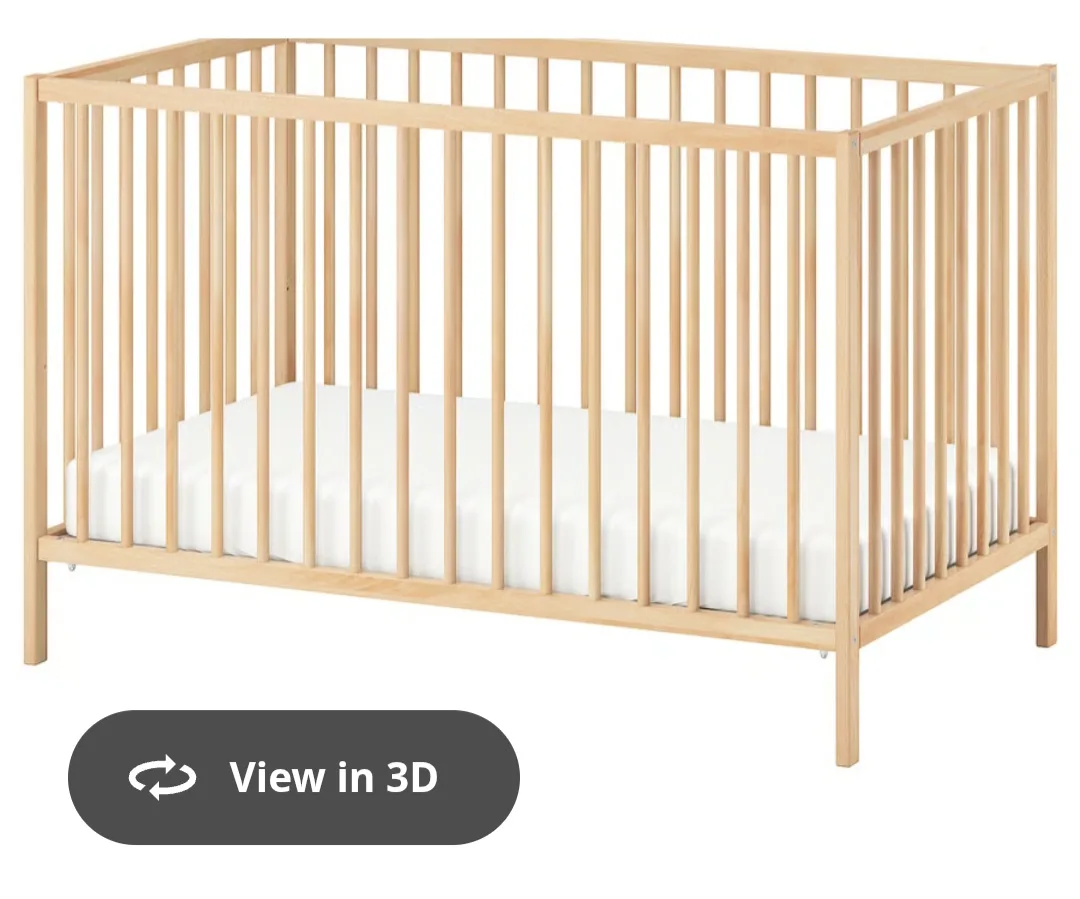 IKEA Sniglar Crib - Barely Used!