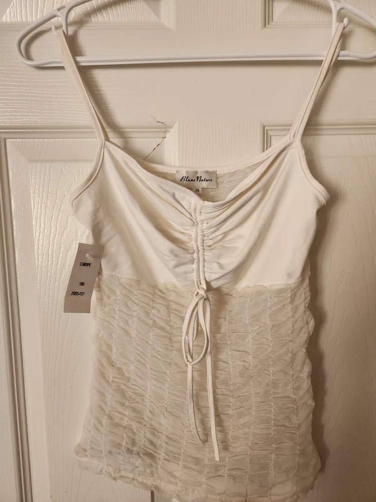 Blanc Nature White Tank Top - Size 38 image indicator(4)