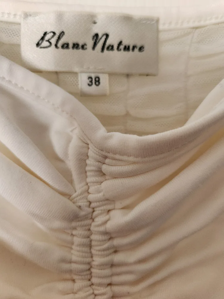 Blanc Nature White Tank Top - Size 38 image indicator(5)