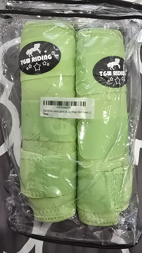 New TGW Riding Horse Leg Wraps (Mint Green, S) thumbnail