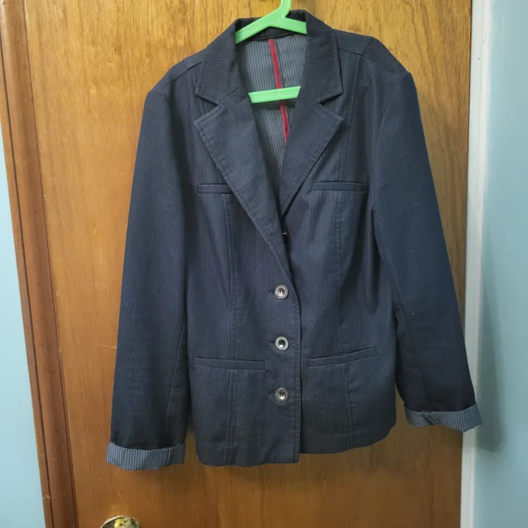 Dex Pinstripe Blazer - Size Small thumbnail