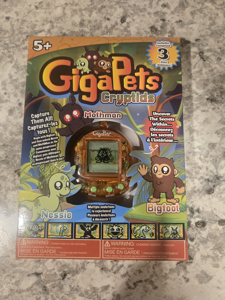 New GigaPets Cryptids Electronic Pet