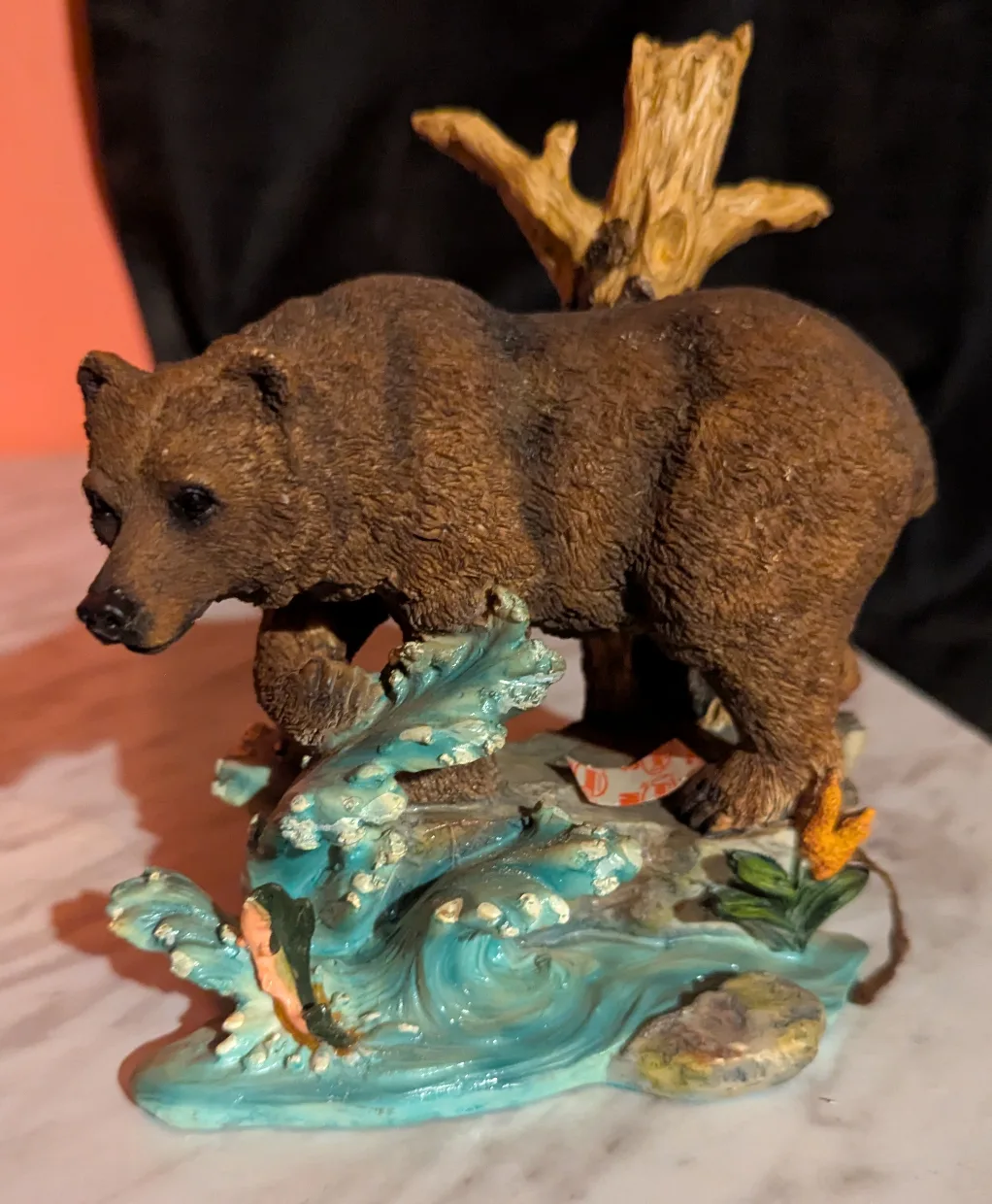 Bear and Tree Figurine thumbnail
