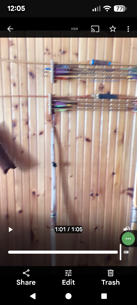 Wooden Bow Arrow Holder - photo 3