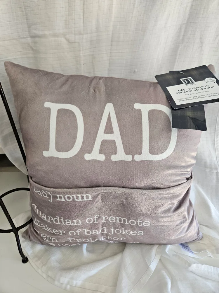 Haven Dad Decor Cushion, 18x18 thumbnail